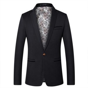 British's Style Casual Slim Fit Suit Jacket Male Blazers Men Coat Terno Masculino Plus Size 5XL