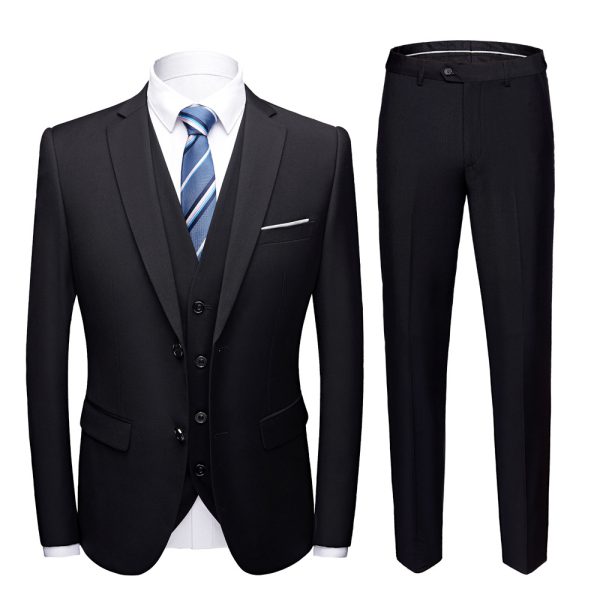 Men business suits wedding Dress Suit Set - Image 14