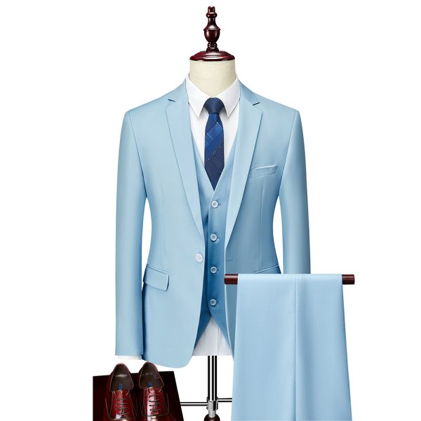 Men business suits wedding Dress Suit Set - Image 25