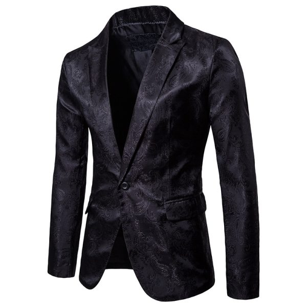 Wine Red Nightclub Paisley Suit (Jacket+Pants) Men Single Breasted Mens Suits Stage Party Wedding Tuxedo Blazer 3XL - Image 4