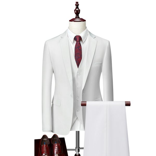 Men business suits wedding Dress Suit Set - Image 12