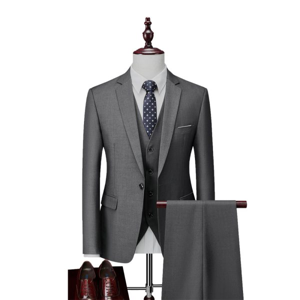 Men business suits wedding Dress Suit Set - Image 22