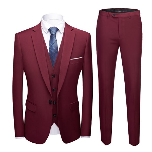 Men business suits wedding Dress Suit Set - Image 17