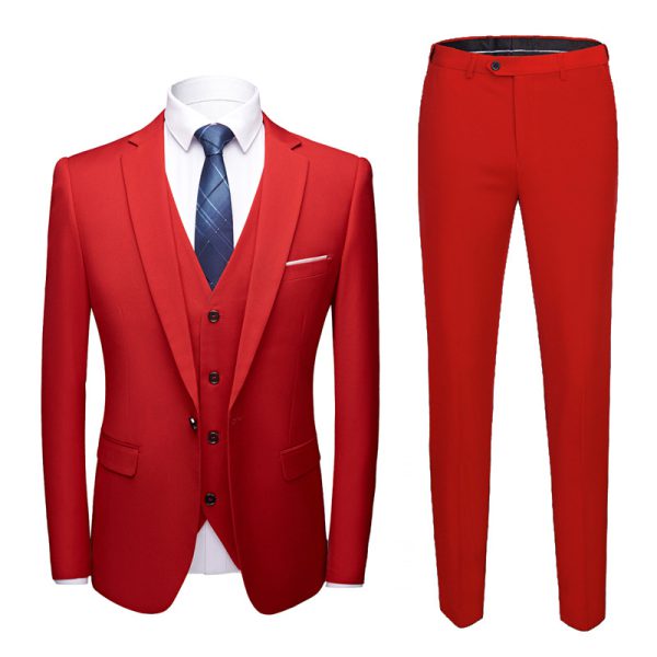 Men business suits wedding Dress Suit Set - Image 2