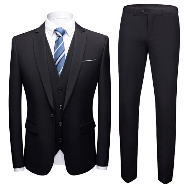 Men business suits wedding Dress Suit Set - Image 11