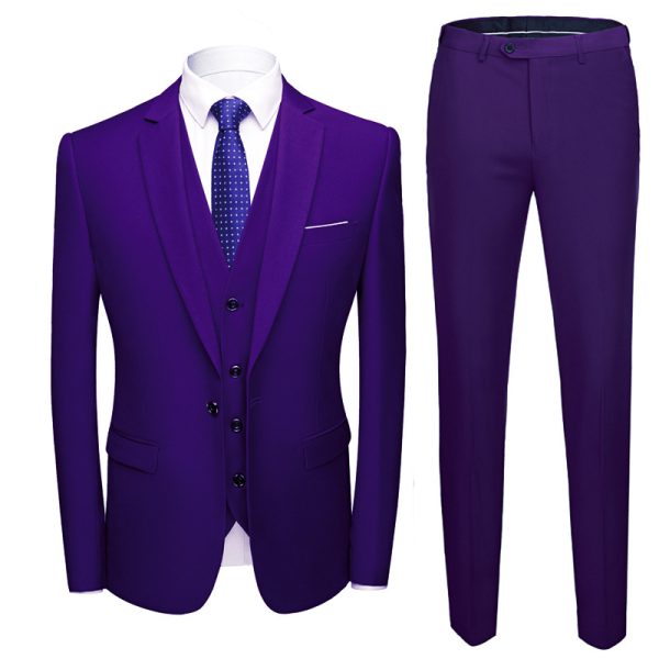 Men business suits wedding Dress Suit Set - Image 9