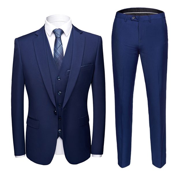 Men business suits wedding Dress Suit Set - Image 8